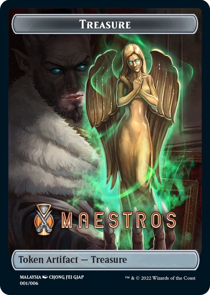 Treasure Token (Maestros) (Southeast Asia Artists) [Streets of New Capenna Tokens] MTG Single Magic: The Gathering | Red Claw Gaming