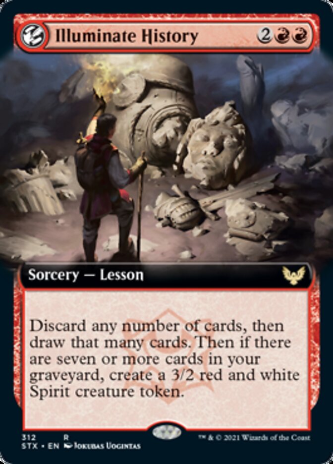Illuminate History (Extended Art) [Strixhaven: School of Mages] MTG Single Magic: The Gathering | Red Claw Gaming