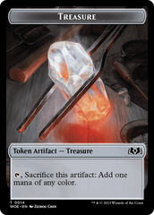 Treasure // Food (0012) Double-Sided Token [Wilds of Eldraine Tokens] MTG Single Magic: The Gathering | Red Claw Gaming