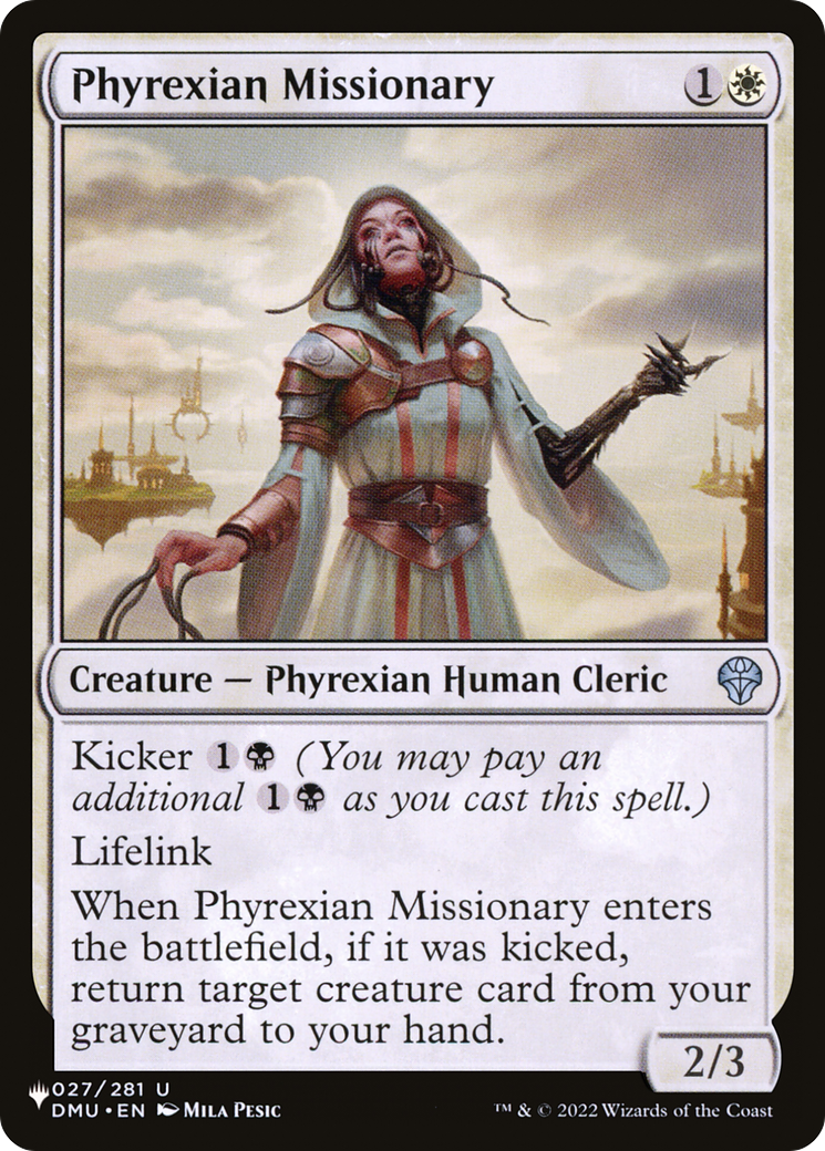 Phyrexian Missionary [The List] MTG Single Magic: The Gathering | Red Claw Gaming