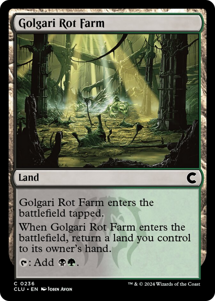 Golgari Rot Farm [Ravnica: Clue Edition] MTG Single Magic: The Gathering | Red Claw Gaming