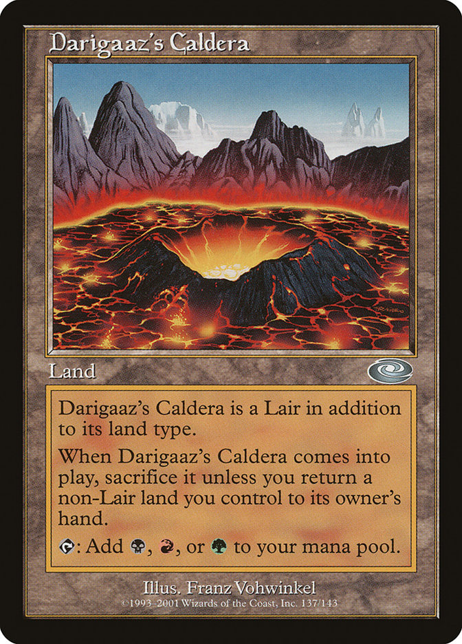 Darigaaz's Caldera [Planeshift] MTG Single Magic: The Gathering | Red Claw Gaming
