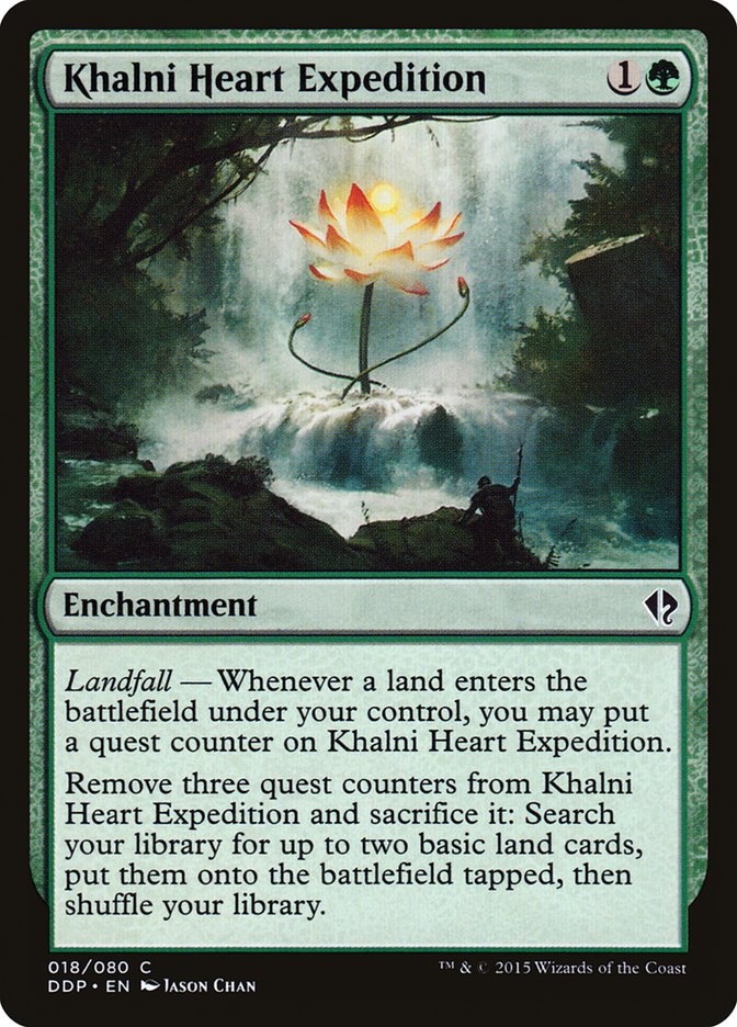 Khalni Heart Expedition [Duel Decks: Zendikar vs. Eldrazi] MTG Single Magic: The Gathering | Red Claw Gaming