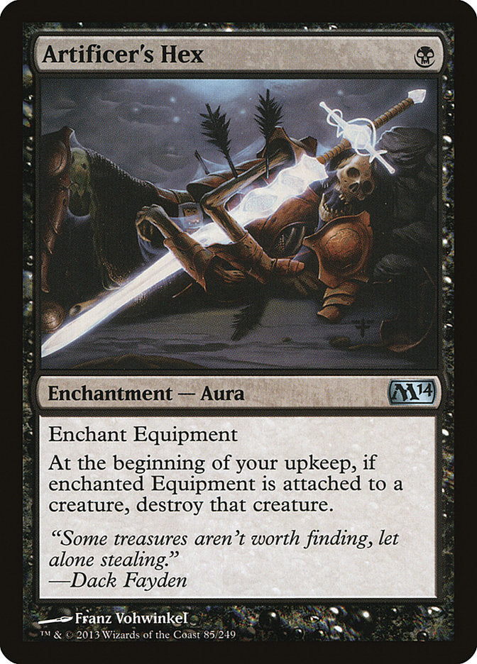 Artificer's Hex [Magic 2014] MTG Single Magic: The Gathering | Red Claw Gaming