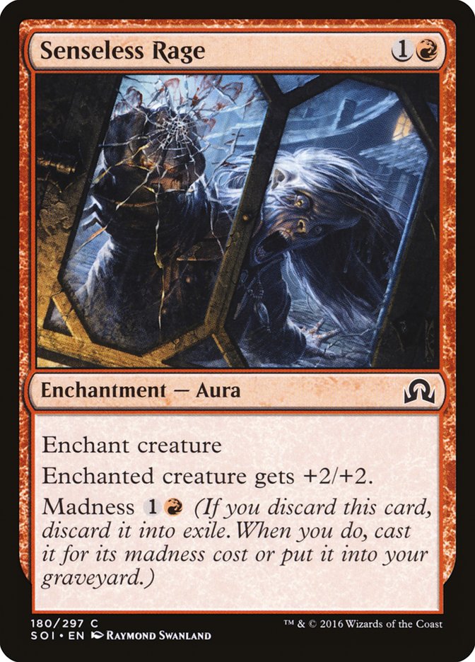 Senseless Rage [Shadows over Innistrad] MTG Single Magic: The Gathering | Red Claw Gaming