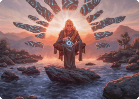 Jadzi, Oracle of Arcavios Art Card [Strixhaven: School of Mages Art Series] MTG Single Magic: The Gathering | Red Claw Gaming