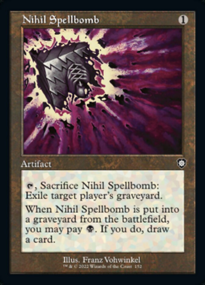 Nihil Spellbomb (Retro) [The Brothers' War Commander] MTG Single Magic: The Gathering | Red Claw Gaming