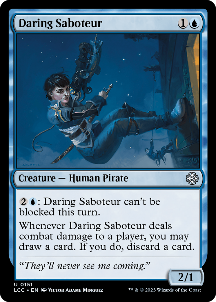 Daring Saboteur [The Lost Caverns of Ixalan Commander] MTG Single Magic: The Gathering | Red Claw Gaming