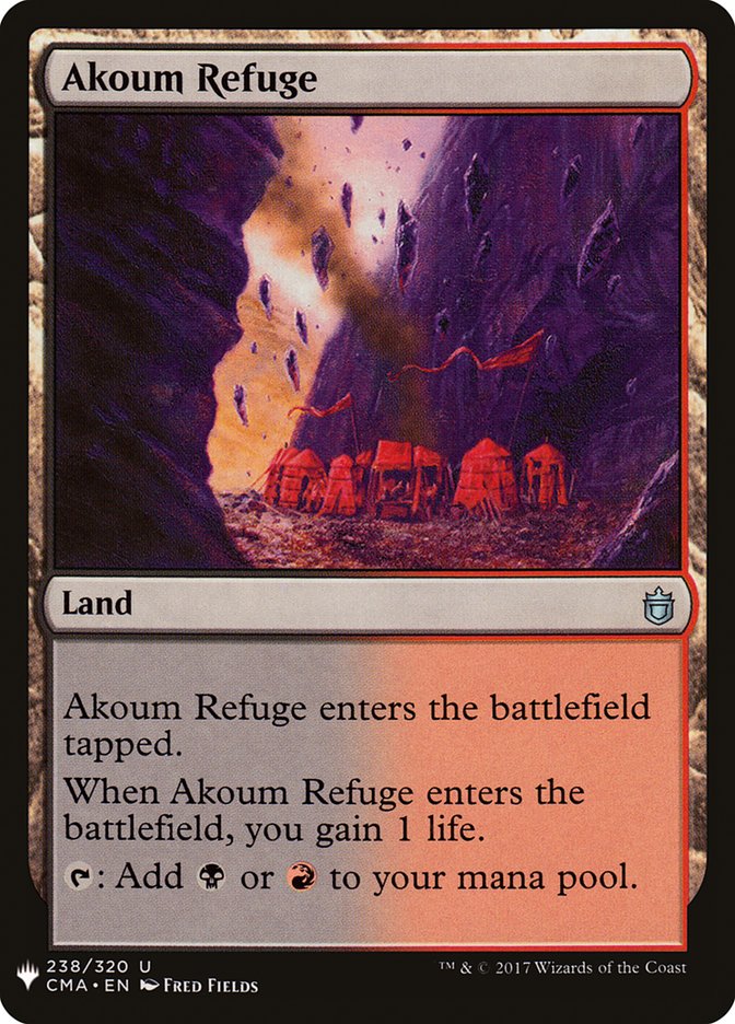 Akoum Refuge [Mystery Booster] MTG Single Magic: The Gathering | Red Claw Gaming