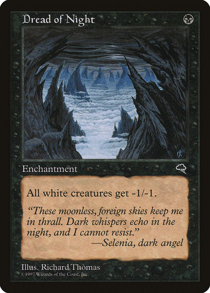 Dread of Night [Tempest] MTG Single Magic: The Gathering | Red Claw Gaming