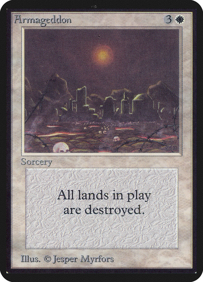 Armageddon [Alpha Edition] MTG Single Magic: The Gathering | Red Claw Gaming