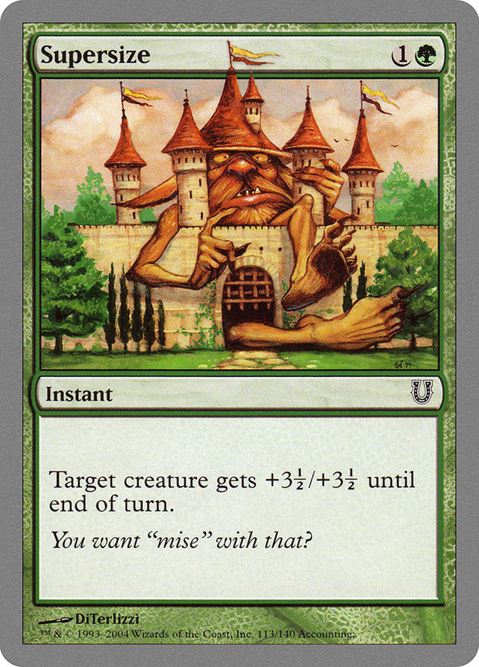 Supersize [Unhinged] MTG Single Magic: The Gathering | Red Claw Gaming