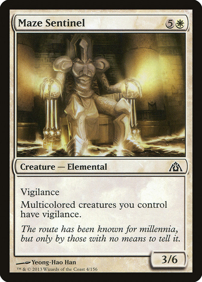 Maze Sentinel [Dragon's Maze] MTG Single Magic: The Gathering | Red Claw Gaming