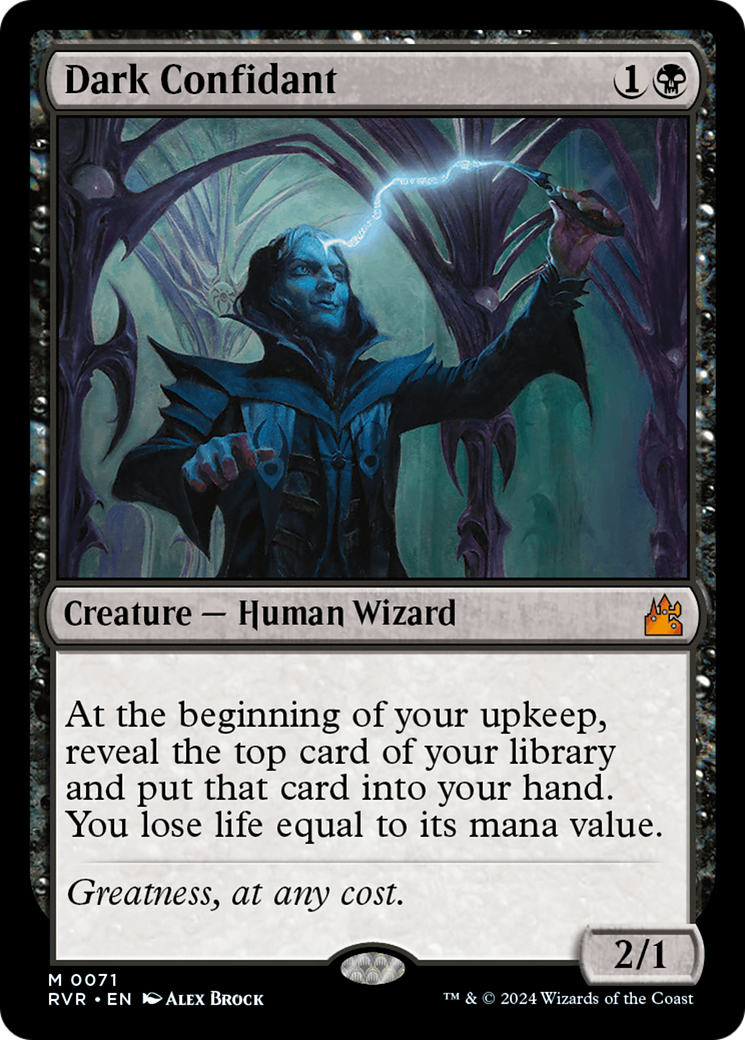 Dark Confidant [Ravnica Remastered] MTG Single Magic: The Gathering | Red Claw Gaming