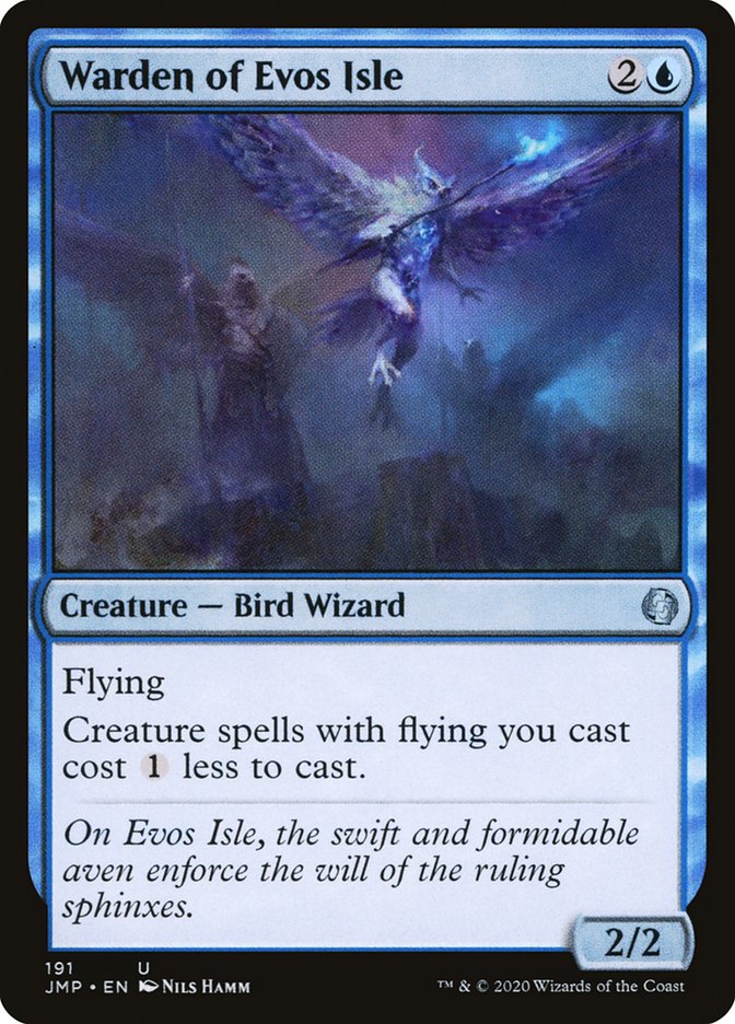Warden of Evos Isle [Jumpstart] MTG Single Magic: The Gathering | Red Claw Gaming