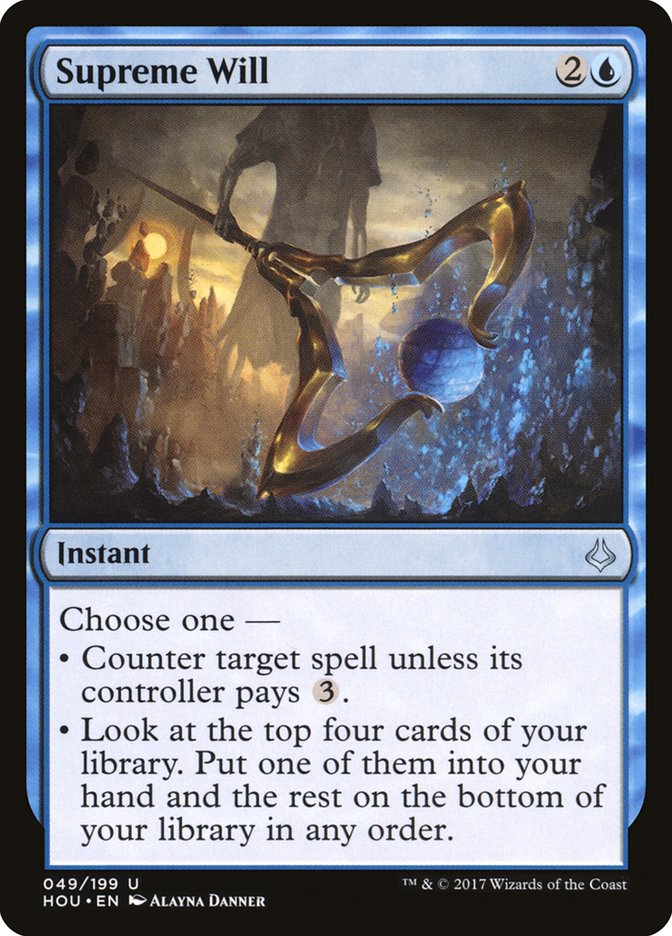 Supreme Will [Hour of Devastation] MTG Single Magic: The Gathering | Red Claw Gaming