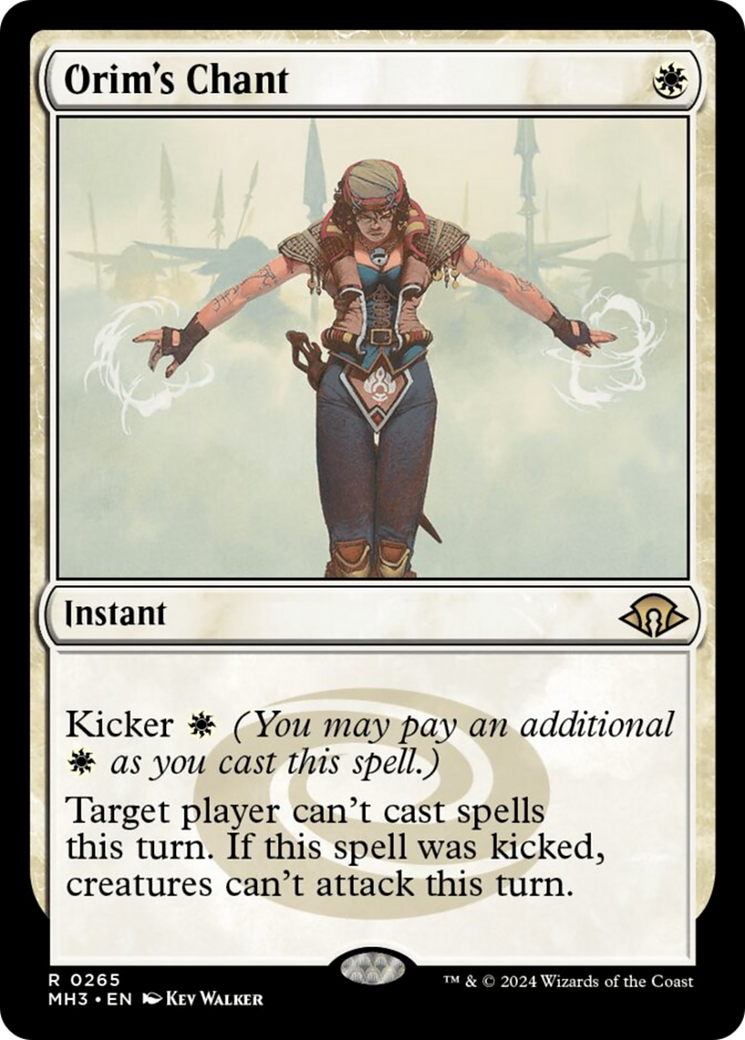 Orim's Chant [Modern Horizons 3] MTG Single Magic: The Gathering    | Red Claw Gaming