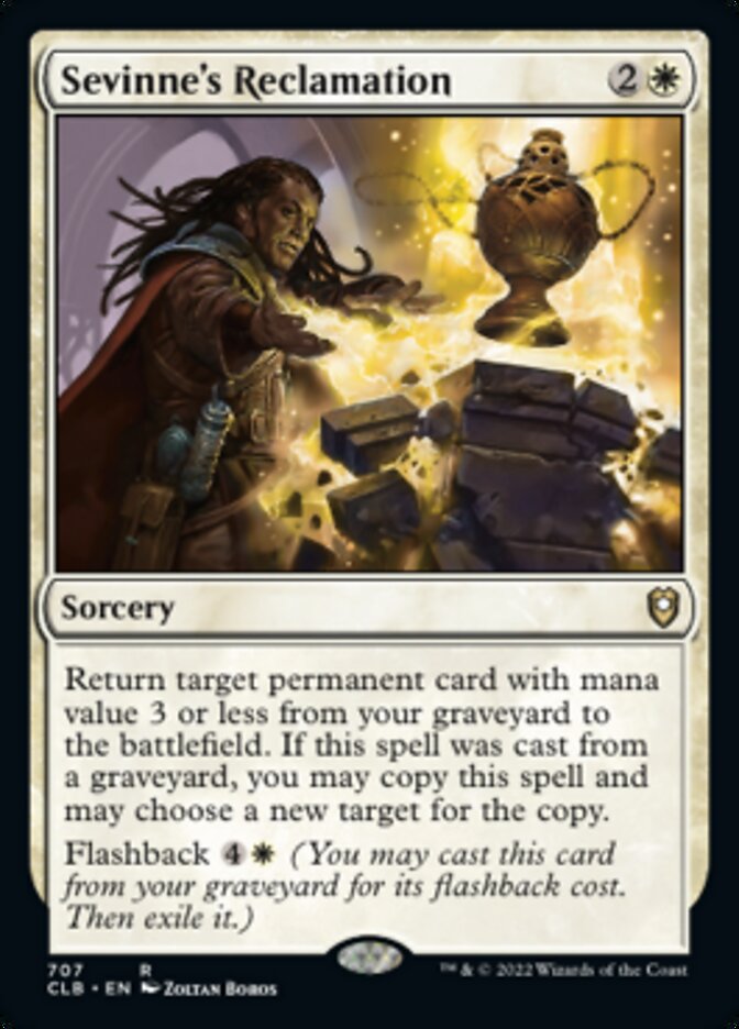 Sevinne's Reclamation [Commander Legends: Battle for Baldur's Gate] MTG Single Magic: The Gathering | Red Claw Gaming