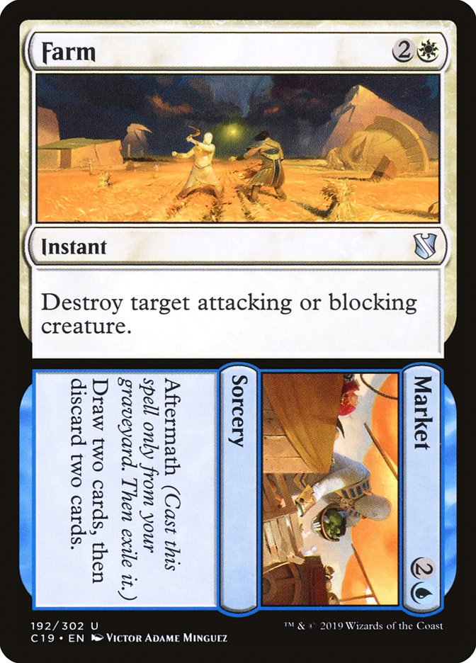 Farm // Market [Commander 2019] MTG Single Magic: The Gathering | Red Claw Gaming