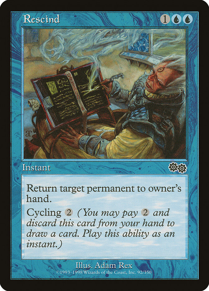 Rescind [Urza's Saga] MTG Single Magic: The Gathering | Red Claw Gaming