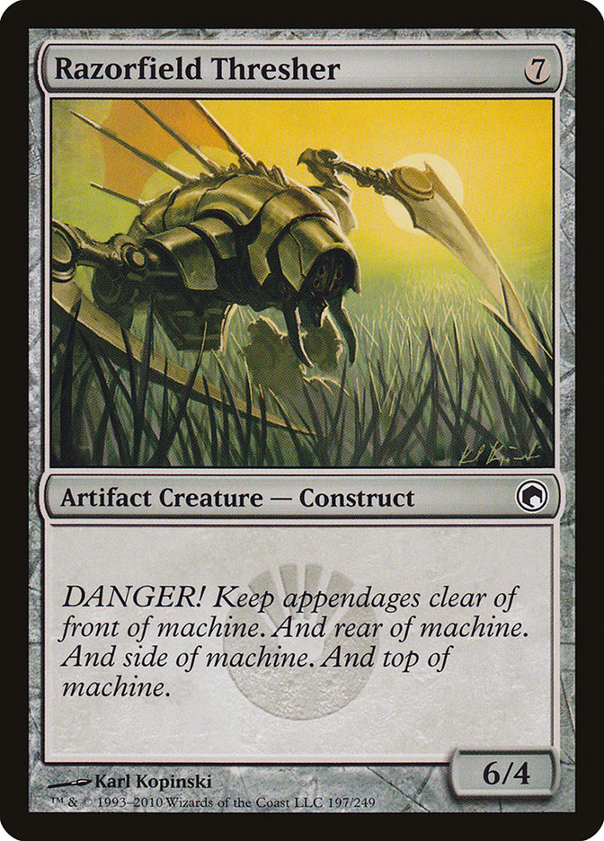 Razorfield Thresher [Scars of Mirrodin] MTG Single Magic: The Gathering | Red Claw Gaming