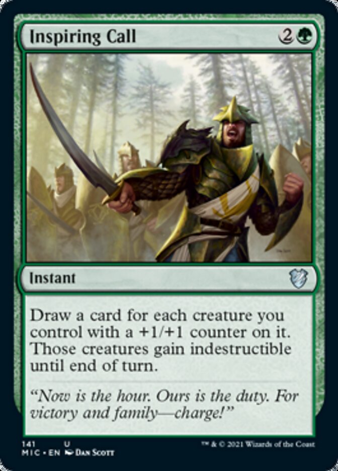Inspiring Call [Innistrad: Midnight Hunt Commander] MTG Single Magic: The Gathering | Red Claw Gaming