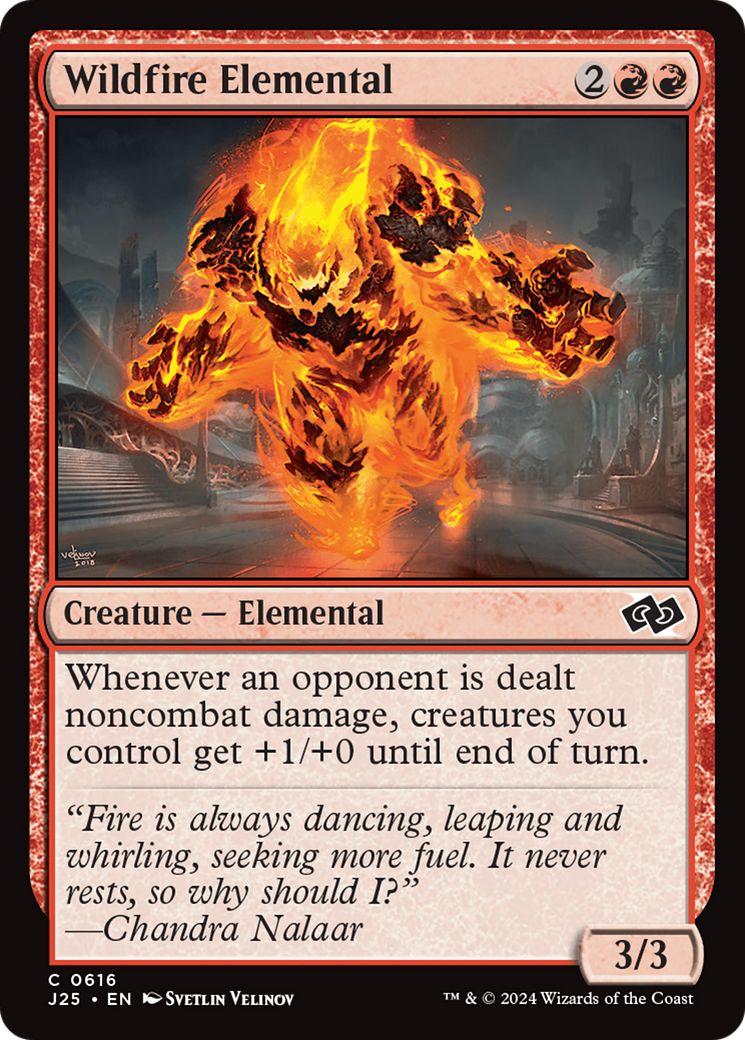 Wildfire Elemental [Foundations Jumpstart] MTG Single Magic: The Gathering | Red Claw Gaming