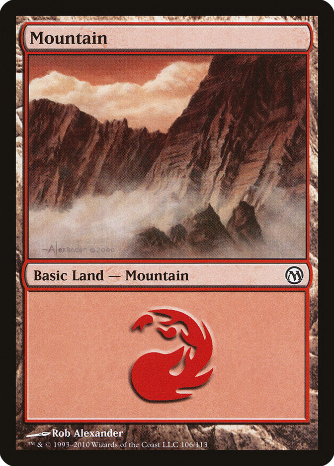 Mountain (106) [Duels of the Planeswalkers] MTG Single Magic: The Gathering | Red Claw Gaming
