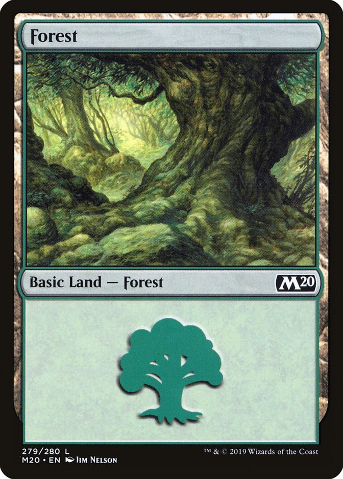 Forest (279) [Core Set 2020] MTG Single Magic: The Gathering | Red Claw Gaming