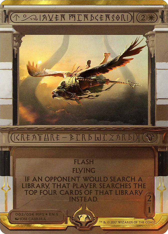 Aven Mindcensor (Invocation) [Amonkhet Invocations] MTG Single Magic: The Gathering | Red Claw Gaming