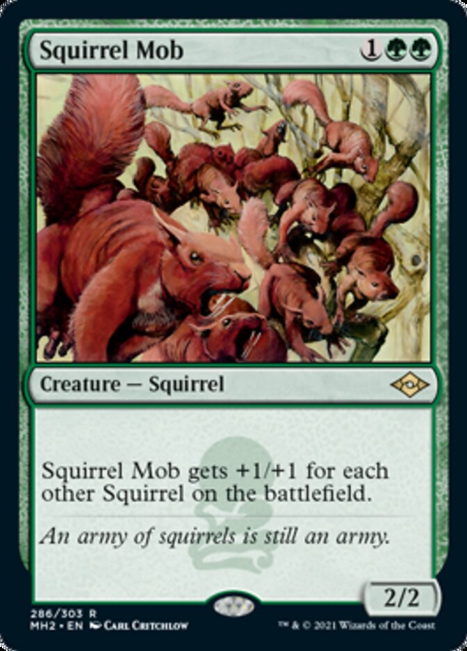 Squirrel Mob [Modern Horizons 2] MTG Single Magic: The Gathering | Red Claw Gaming