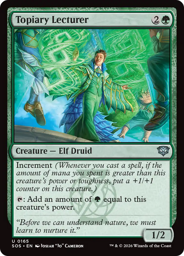 Topiary Lecturer [Secrets of Strixhaven] MTG Single Magic: The Gathering | Red Claw Gaming