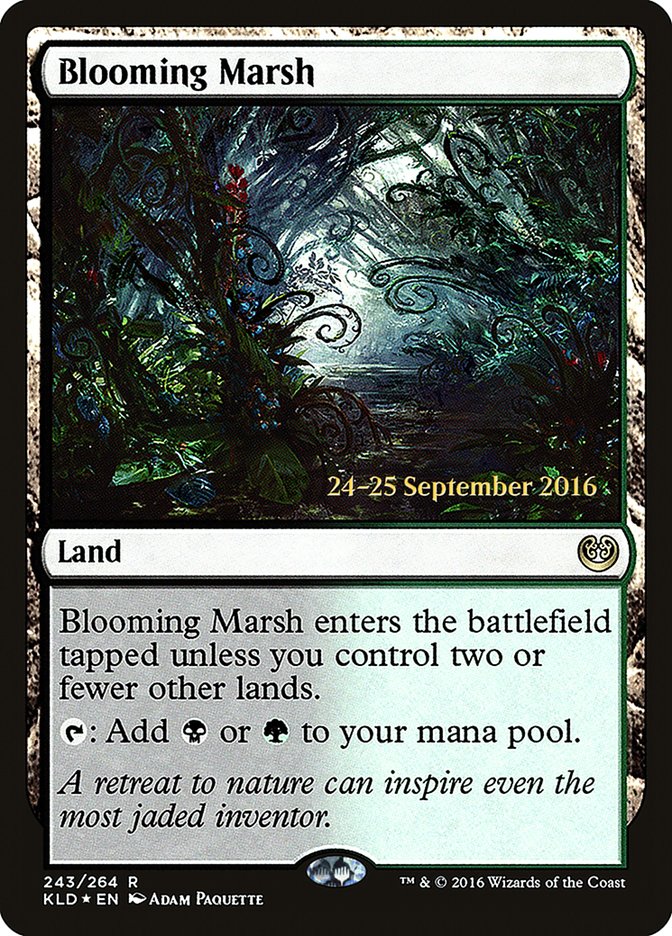 Blooming Marsh [Kaladesh Prerelease Promos] MTG Single Magic: The Gathering | Red Claw Gaming