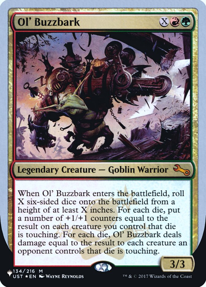 Ol' Buzzbark (Unfinity Foil Edition) [The List] MTG Single Magic: The Gathering | Red Claw Gaming