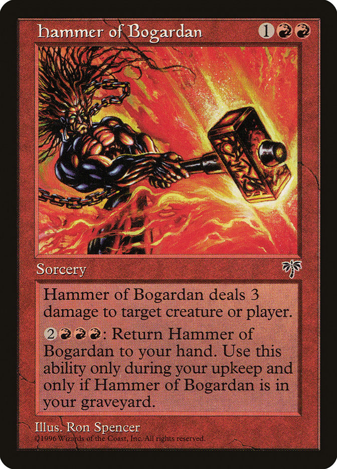 Hammer of Bogardan [Mirage] MTG Single Magic: The Gathering | Red Claw Gaming