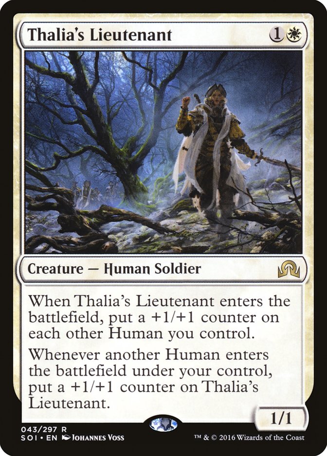 Thalia's Lieutenant [Shadows over Innistrad] MTG Single Magic: The Gathering | Red Claw Gaming