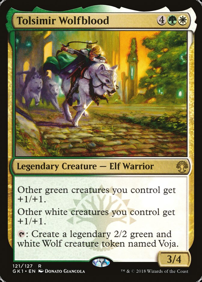 Tolsimir Wolfblood [Guilds of Ravnica Guild Kit] MTG Single Magic: The Gathering | Red Claw Gaming