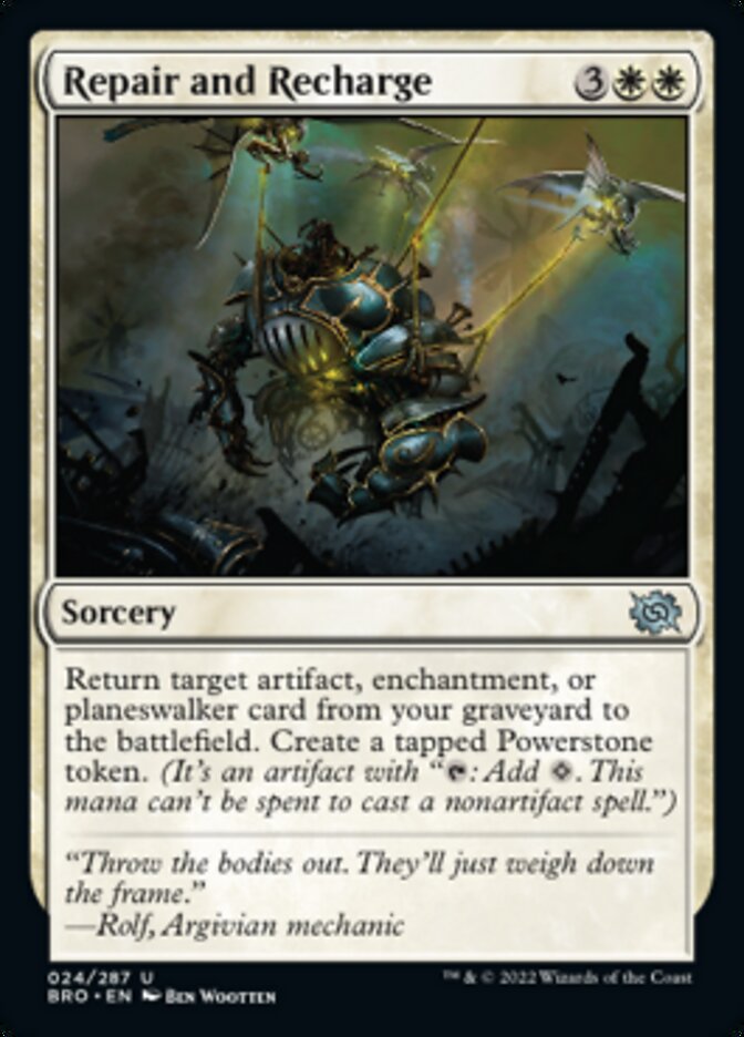 Repair and Recharge [The Brothers' War] MTG Single Magic: The Gathering | Red Claw Gaming