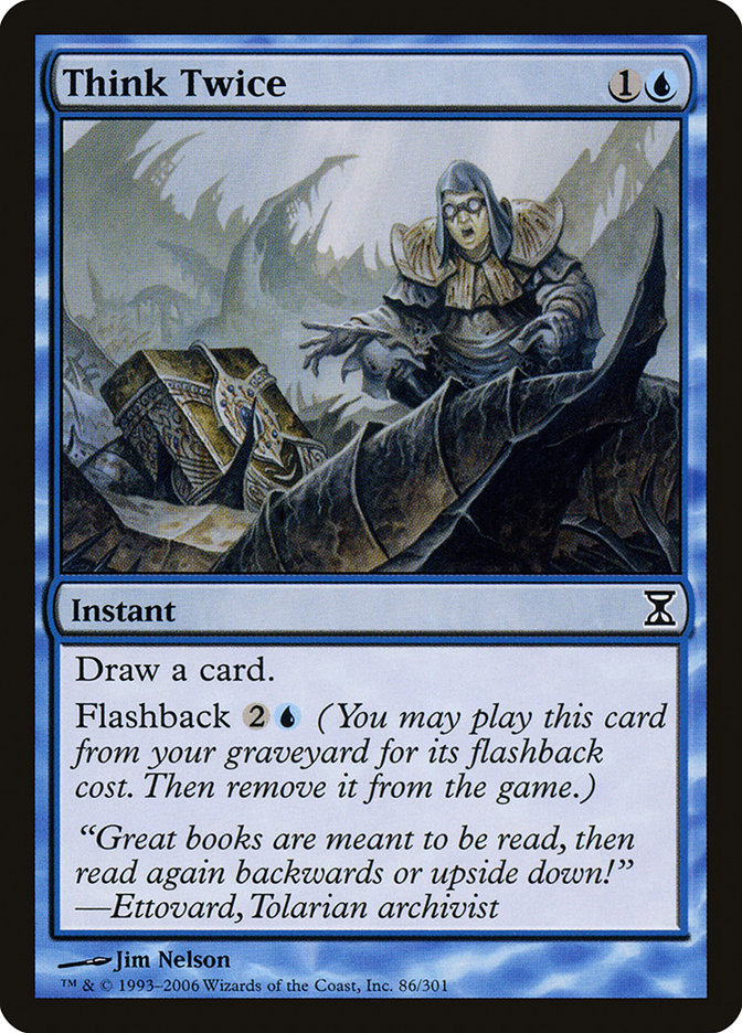 Think Twice [Time Spiral] MTG Single Magic: The Gathering | Red Claw Gaming