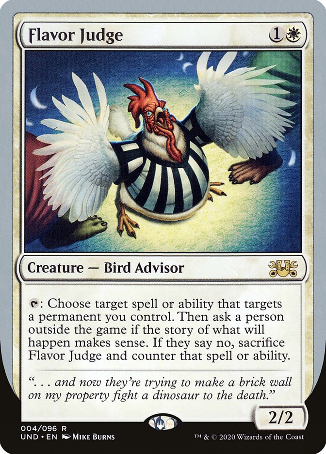 Flavor Judge [Unsanctioned] MTG Single Magic: The Gathering | Red Claw Gaming