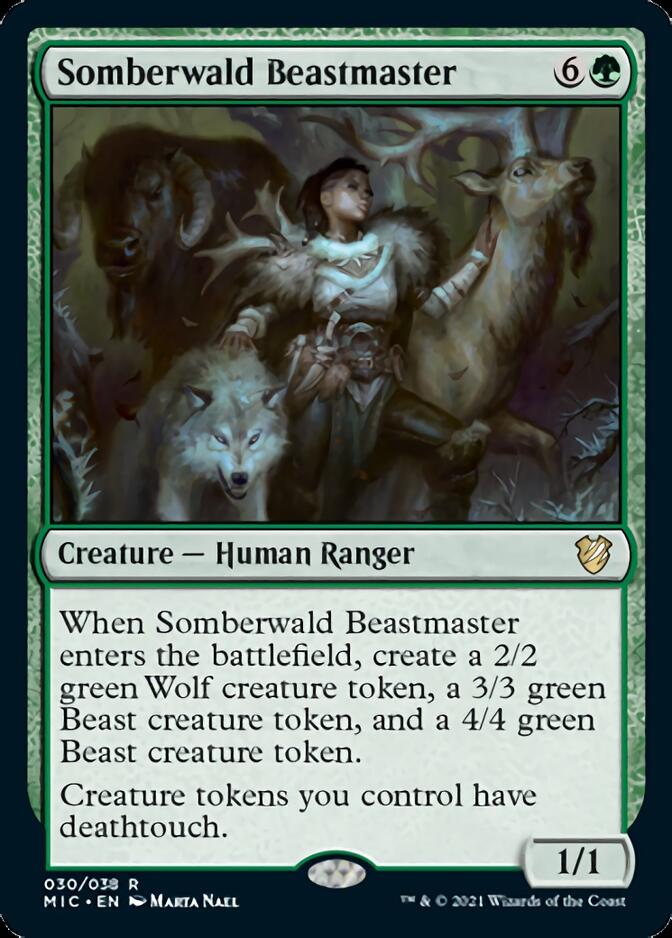 Somberwald Beastmaster [Innistrad: Midnight Hunt Commander] MTG Single Magic: The Gathering | Red Claw Gaming