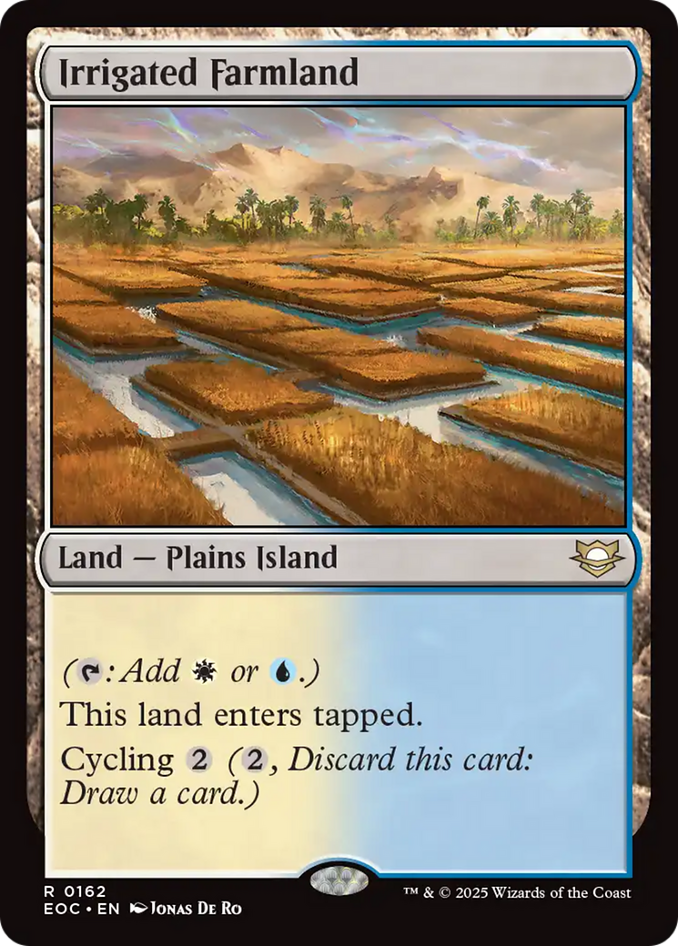 Irrigated Farmland [Edge of Eternities Commander] MTG Single Magic: The Gathering | Red Claw Gaming