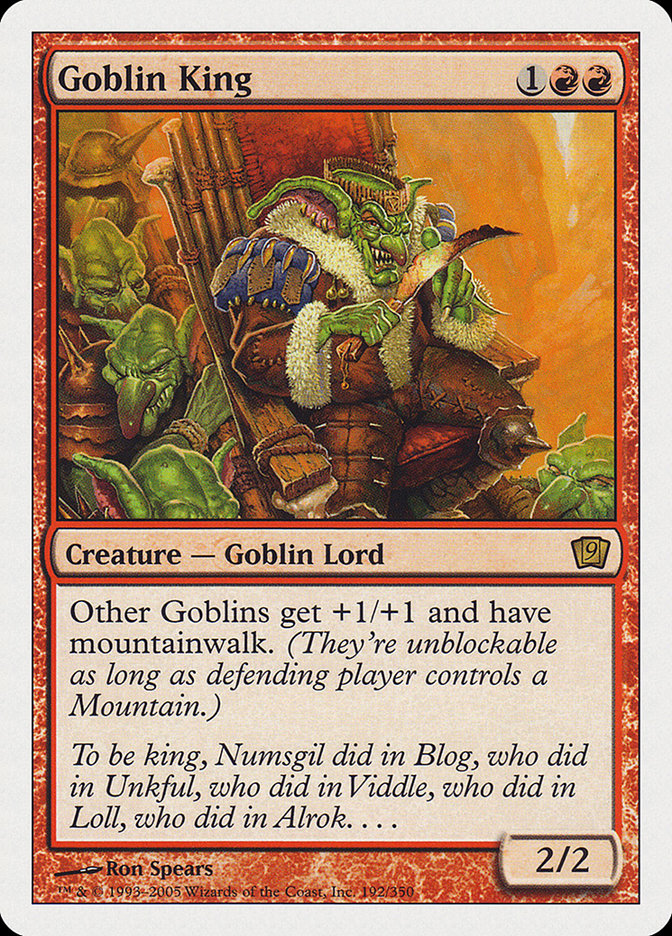 Goblin King [Ninth Edition] MTG Single Magic: The Gathering | Red Claw Gaming