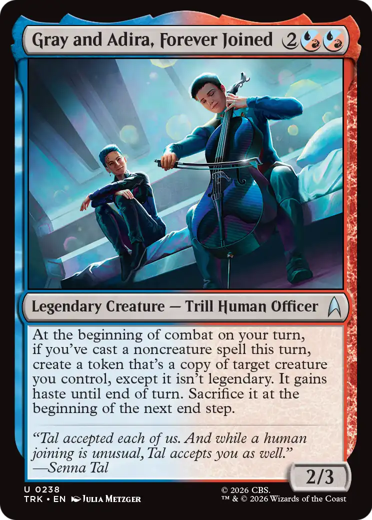 Gray and Adira, Forever Joined [Star Trek] MTG Single Magic: The Gathering | Red Claw Gaming