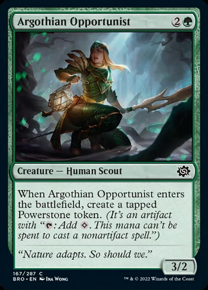 Argothian Opportunist [The Brothers' War] MTG Single Magic: The Gathering | Red Claw Gaming