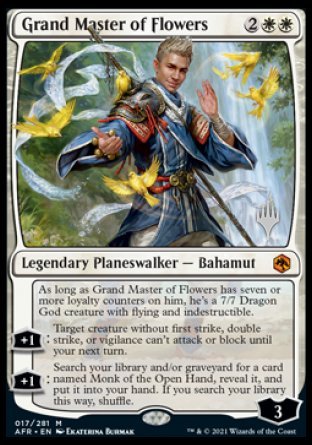 Grand Master of Flowers (Promo Pack) [Dungeons & Dragons: Adventures in the Forgotten Realms Promos] MTG Single Magic: The Gathering | Red Claw Gaming