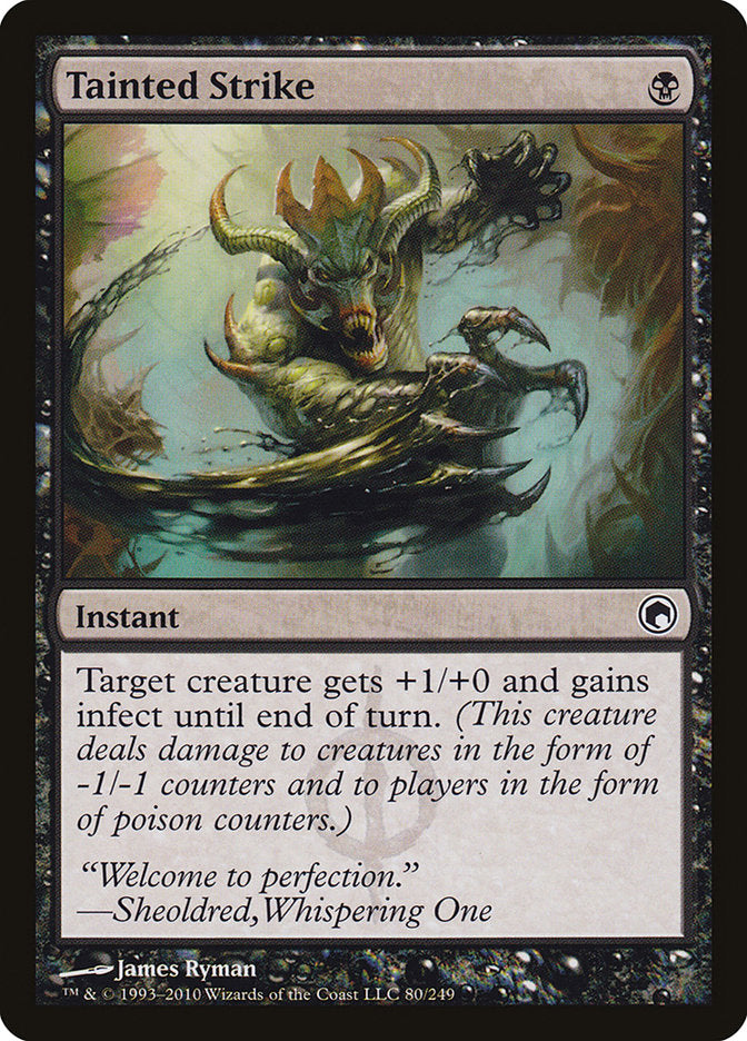 Tainted Strike [Scars of Mirrodin] MTG Single Magic: The Gathering | Red Claw Gaming