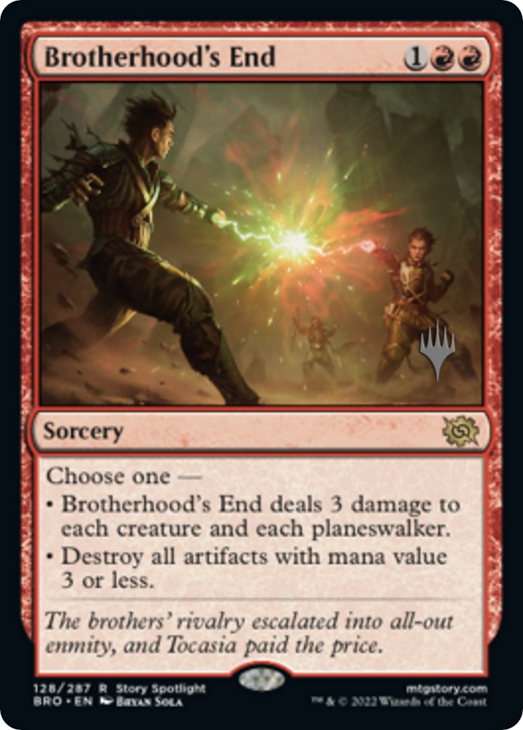 Brotherhood's End (Promo Pack) [The Brothers' War Promos] MTG Single Magic: The Gathering | Red Claw Gaming