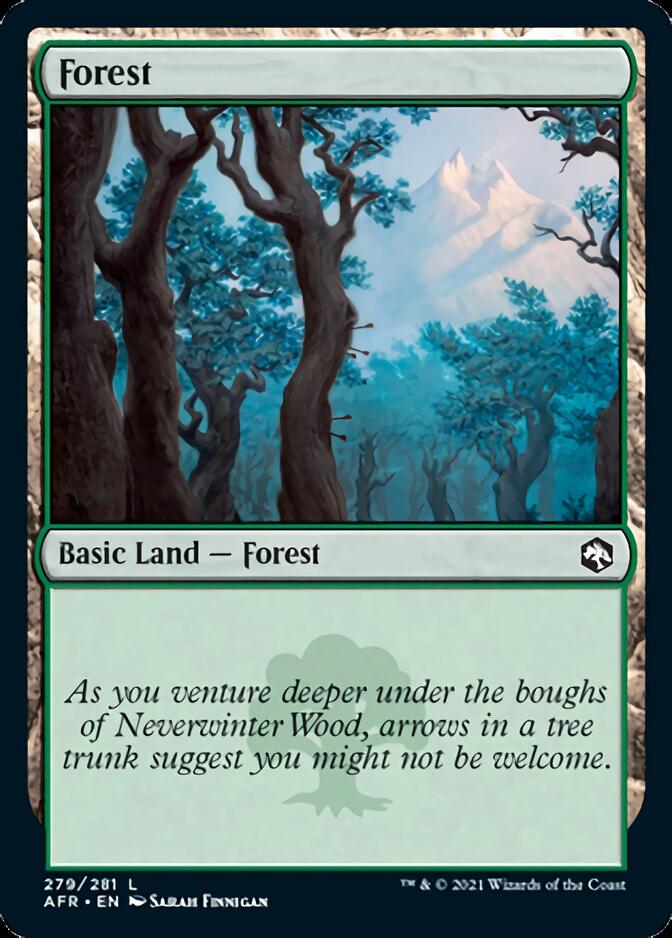 Forest (279) [Dungeons & Dragons: Adventures in the Forgotten Realms] MTG Single Magic: The Gathering | Red Claw Gaming