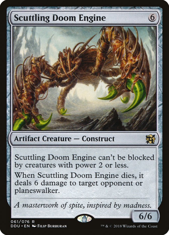 Scuttling Doom Engine [Duel Decks: Elves vs. Inventors] MTG Single Magic: The Gathering | Red Claw Gaming